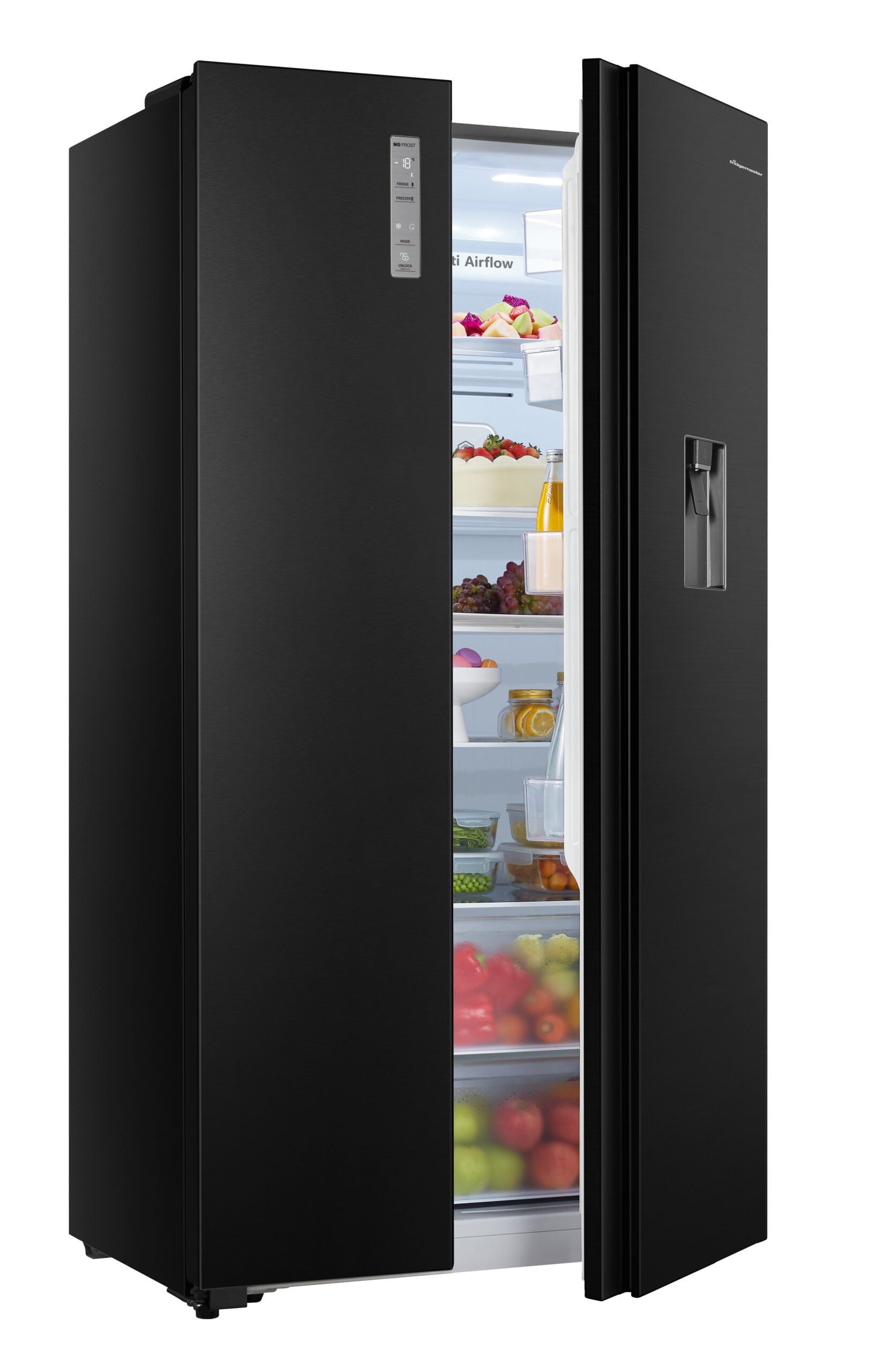 Fridgemaster MS91520DEB amerikaanse koelkast Vrijstaand 519 l E Zwart - EWO3320 - Afbeelding 6