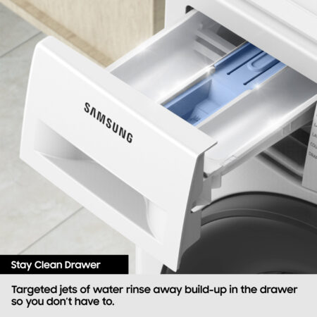 Samsung WD90DG6B85BE Was-droogcombinatie Vrijstaand Voorbelading Wit D - Afbeelding 11