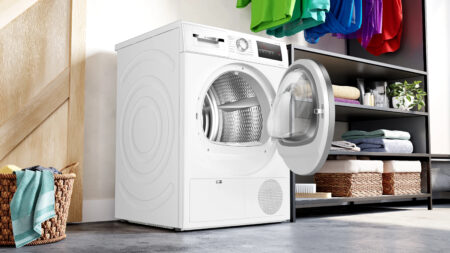 Bosch Serie 4 WTH85222GB wasdroger Vrijstaand Voorbelading 8 kg A++ Wit - DHZ1204APD - Afbeelding 6