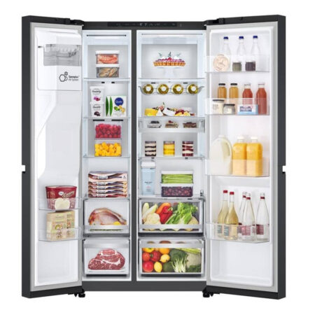 LG GSLE91EVAC amerikaanse koelkast Vrijstaand 628 l C Zwart - Afbeelding 5