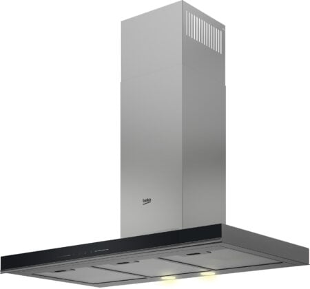 Beko BHCB93640BH afzuigkap Muurmontage Zwart, Roestvrijstaal 645 m³/uur - Afbeelding 3