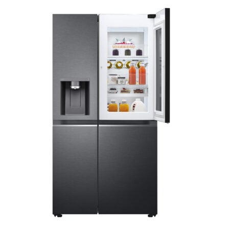 LG InstaView GSXV91MCAE amerikaanse koelkast Vrijstaand 635 l E Zwart - Afbeelding 5