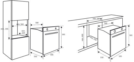 Inventum IOC6070GK oven 70 l 2100 W Zwart - Afbeelding 6