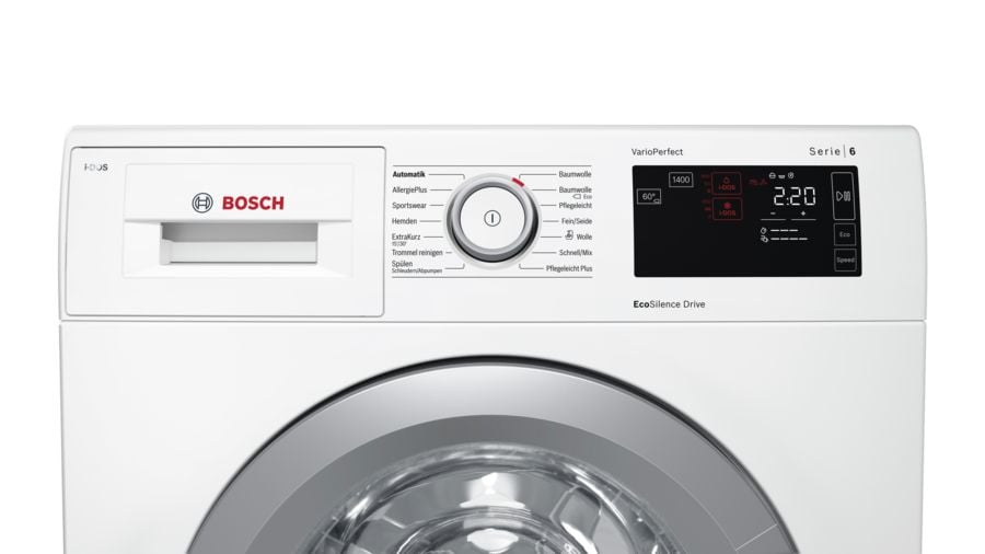 Bosch Serie 6 WAT28640 wasmachine Voorbelading 8 kg 1374 RPM Wit DHZ1619APD - Afbeelding 10