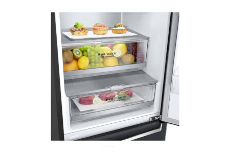 LG GBB92MCABP koel-vriescombinatie Vrijstaand 384 l B Zwart, Metallic DHZ1322 - Afbeelding 30