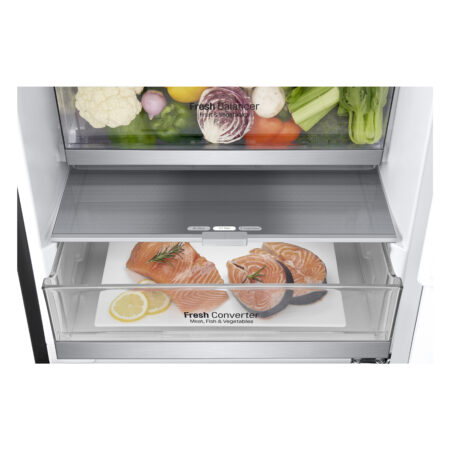 LG GBB92MCABP koel-vriescombinatie Vrijstaand 384 l B Zwart, Metallic DHZ1322 - Afbeelding 22