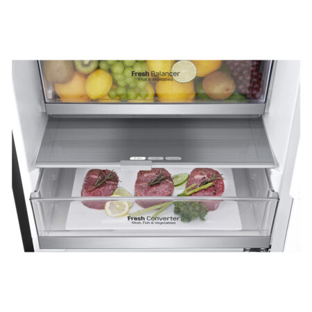 LG GBB92MCABP koel-vriescombinatie Vrijstaand 384 l B Zwart, Metallic DHZ1322 - Afbeelding 24