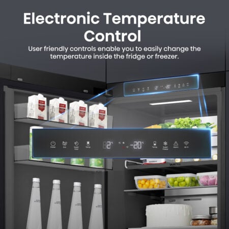 Hisense RB5K330GSFC koel-vriescombinatie Vrijstaand 330 l C Zwart, - Afbeelding 13