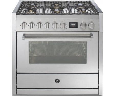 Steel GQ9S-6W gas fornuis met 6 branders, in meerdere kleuren
