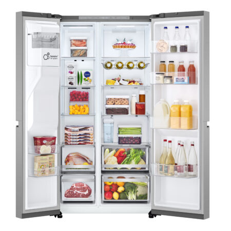 LG GSLE81PYBC amerikaanse koelkast Vrijstaand 628 l C Zilver - Afbeelding 3