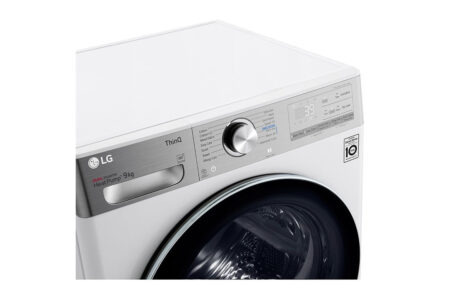 LG RH90V9AV2QR wasdroger Vrijstaand Voorbelading 9 kg A+++ Wit - Afbeelding 4