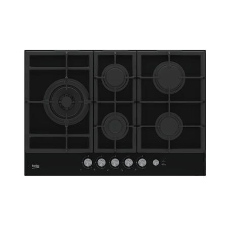 Beko HILL 75235 S kookplaat Zwart Ingebouwd 75 cm Gaskookplaat 5 zone(s) DHZ1824 - Afbeelding 3