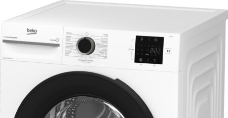 Beko b100 BM1WFU3842W wasmachine Voorbelading 8 kg 1400 RPM Zwart, Wit DHZ1867 - Afbeelding 9