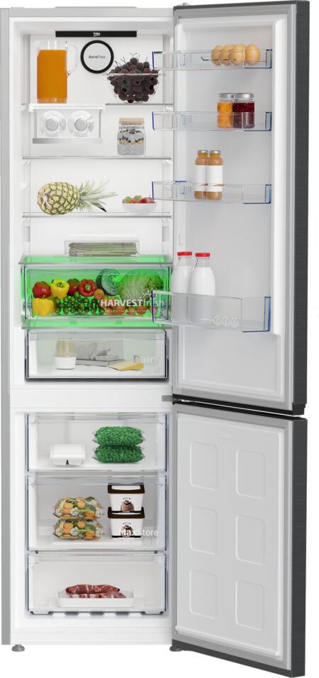 Beko B7RCNA407ZXBRW koel-vriescombinatie Vrijstaand 355 l B Zwart EWO13525 - Afbeelding 4