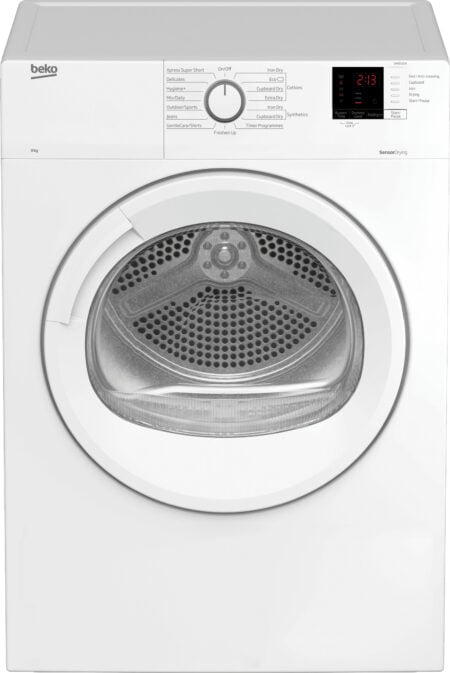 Beko DA8012GA wasdroger Vrijstaand Voorbelading 8 kg C Wit DHZ1859