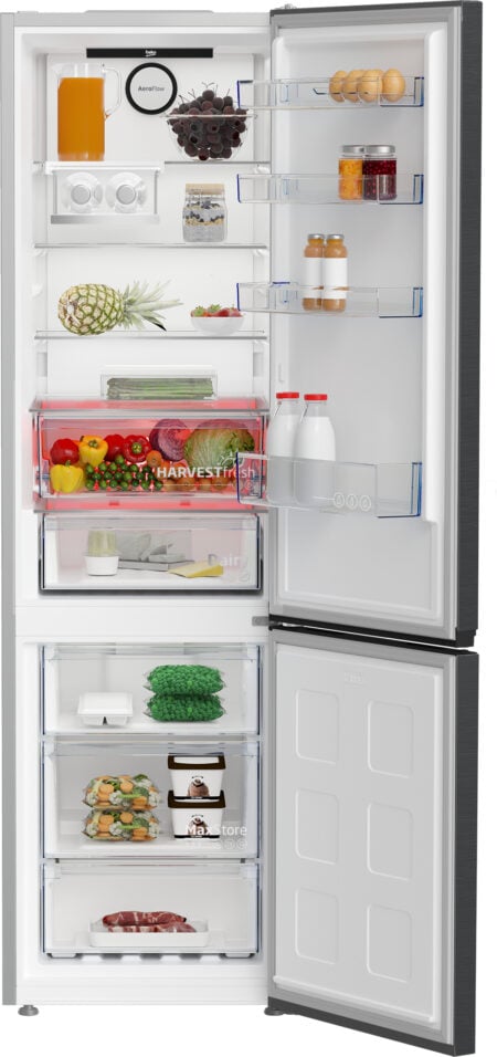 Beko B7RCNA407ZXBRW koel-vriescombinatie Vrijstaand 355 l B Zwart EWO13525 - Afbeelding 5