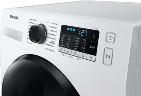 Samsung WD70TA049BE/EG Was-droogcombinatie Vrijstaand Voorbelading Zwart, Wit E - EWO1908 - Afbeelding 10