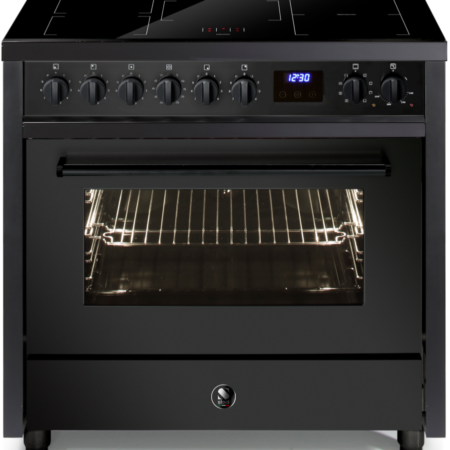 Steel Enfasi Pulse 90 EP9F-5FIW NF Black inductie fornuis