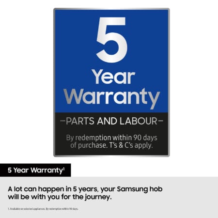 Samsung NZ85C6058FK/U1 kookplaat Zwart Ingebouwd 80 cm Inductiekookplaat zones 5 zone(s) - EWO2149 - Afbeelding 9