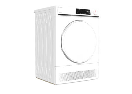 Sharp Home Appliances KD-NCB8S7PW91-EN wasdroger Vrijstaand Voorbelading 8 kg Wit EWO0807252 - Afbeelding 5