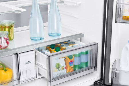 Samsung Series 9 RM90F67CECO amerikaanse koelkast Vrijstaand 654 l E Zwart - Afbeelding 10