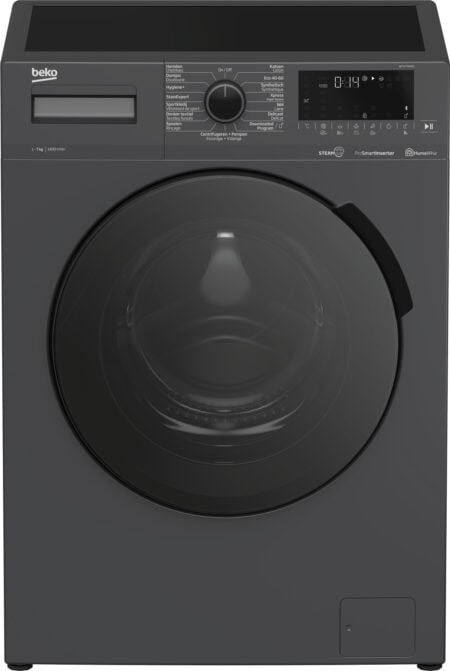 Beko WTV7740A1 wasmachine Voorbelading 7 kg 1400 RPM Zwart EWO0807255 - Afbeelding 7