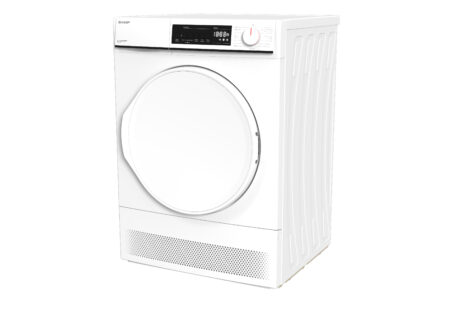 Sharp Home Appliances KD-NCB8S7PW91-EN wasdroger Vrijstaand Voorbelading 8 kg Wit EWO0807252 - Afbeelding 8