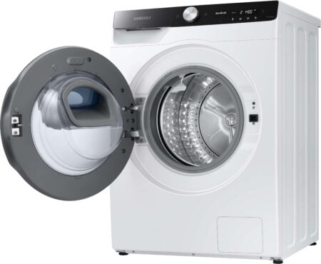 Samsung WW90T986ASE wasmachine Voorbelading 9 kg 1600 RPM Zwart, Wit EWO1937 - Afbeelding 7