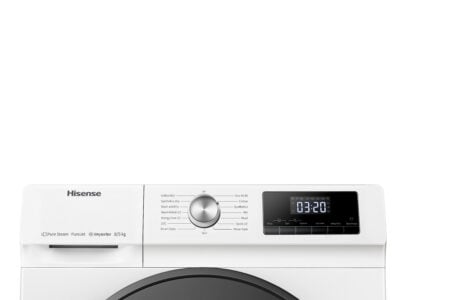 Hisense WDQA8014EVJM Was-droogcombinatie Vrijstaand Voorbelading Wit D EWO0707258 - Afbeelding 3