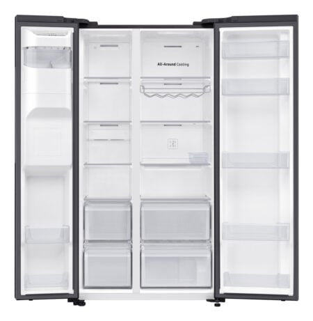 Samsung RS6EDG54R3B1 amerikaanse koelkast Vrijstaand 635 l E Zwart, Koolstof DHZ1953 - Afbeelding 5