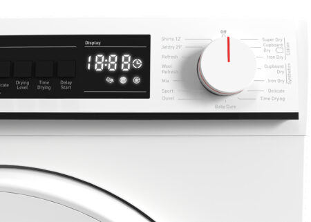 Sharp Home Appliances KD-NCB8S7PW91-EN wasdroger Vrijstaand Voorbelading 8 kg Wit EWO0807252 - Afbeelding 4