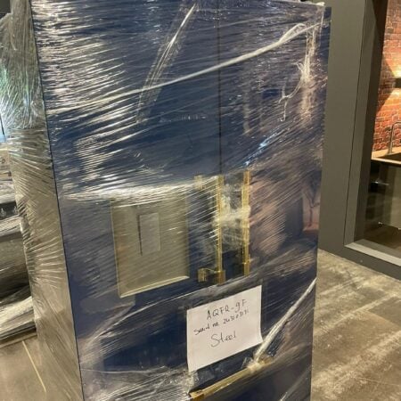 Steel AQFR‑9F Amerikaanse koelkast Blue Ottone DHZ2200