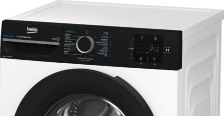 Beko b300 BM3WFT3841B wasmachine Voorbelading 8 kg 1400 RPM Wit DHZ2141 - Afbeelding 9