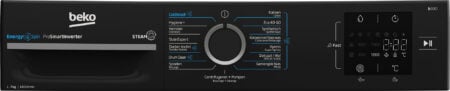 Beko b300 BM3WFU3741B wasmachine Voorbelading 7 kg 1400 RPM Wit DHZ2076 - Afbeelding 7