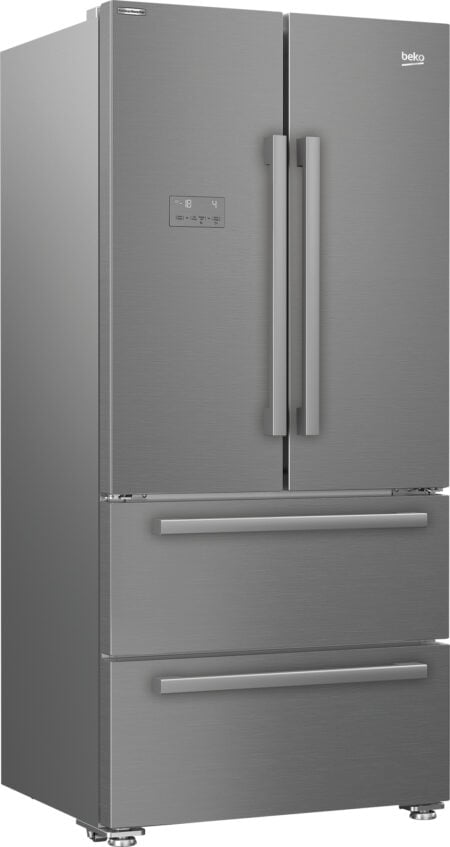 Beko GNE6049XPN amerikaanse koelkast Vrijstaand 539 l E Roestvrijstaal DHZ2062 - Afbeelding 3