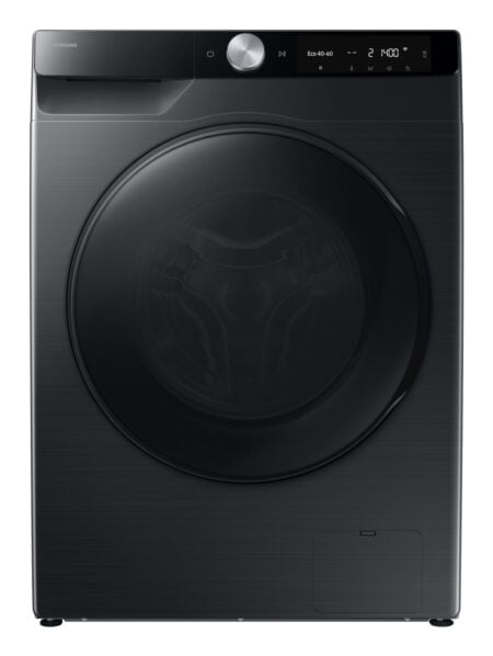 Samsung WD90DG6G94BB Was-droogcombinatie Vrijstaand Voorbelading Zwart E