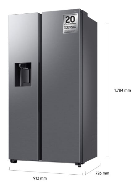 Samsung RS70F64KET amerikaanse koelkast Vrijstaand 640 l E Roestvrijstaal - EWO2042-1 - Afbeelding 3