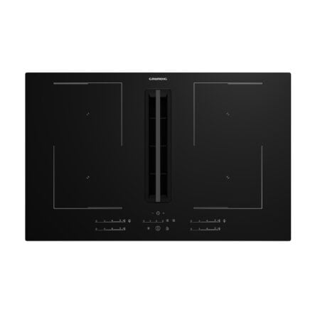 Grundig GIEH 834480 P kookplaat Zwart Ingebouwd 80 cm Inductiekookplaat zones 4 zone(s) Inbouw afzuigkap DHZ2121
