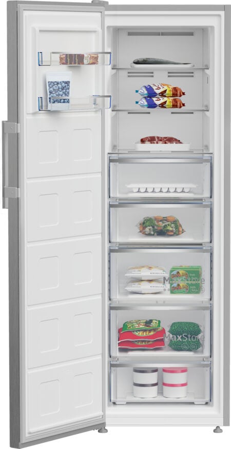 Beko B7RMFNE315XP diepvriezer Vrieskast Vrijstaand 286 l D Roestvrijstaal DHZ2143 - Afbeelding 4