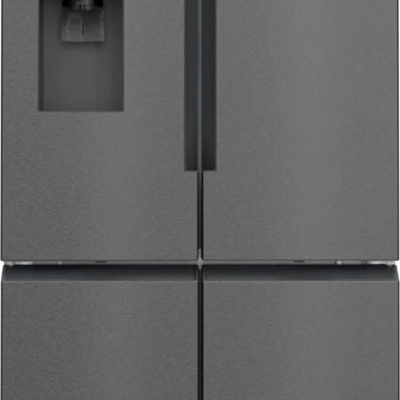 Siemens iQ500 KF96DAXEA amerikaanse koelkast Vrijstaand 574 l E Zwart, Roestvrijstaal
