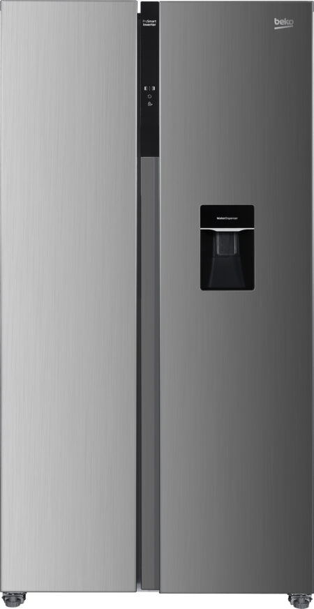 Beko GNO5322WDXPN amerikaanse koelkast Vrijstaand 532 l E Roestvrijstaal