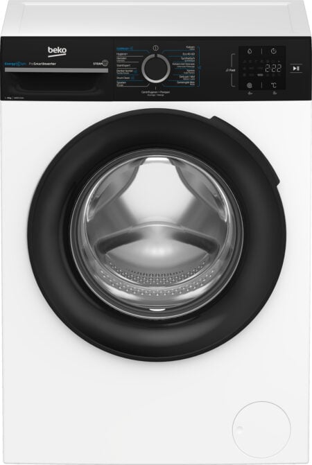 Beko b300 BM3WFT3841B wasmachine Voorbelading 8 kg 1400 RPM Wit DHZ2141 - Afbeelding 11