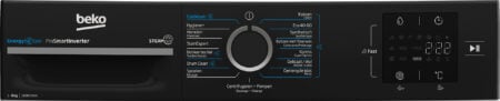 Beko b300 BM3WFT3841B wasmachine Voorbelading 8 kg 1400 RPM Wit DHZ2141 - Afbeelding 7