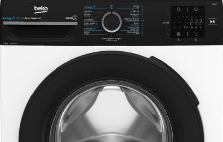 Beko b300 BM3WFU3741B wasmachine Voorbelading 7 kg 1400 RPM Wit DHZ2076 - Afbeelding 5