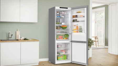 Bosch Serie 6 KGN49LBCF koel-vriescombinatie Vrijstaand 440 l C Zwart - Afbeelding 4