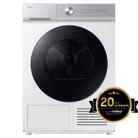 Samsung Series 8 9KG BESPOKE SilentDry Droger 8000-serie - Wit en grijs DHZ2351
