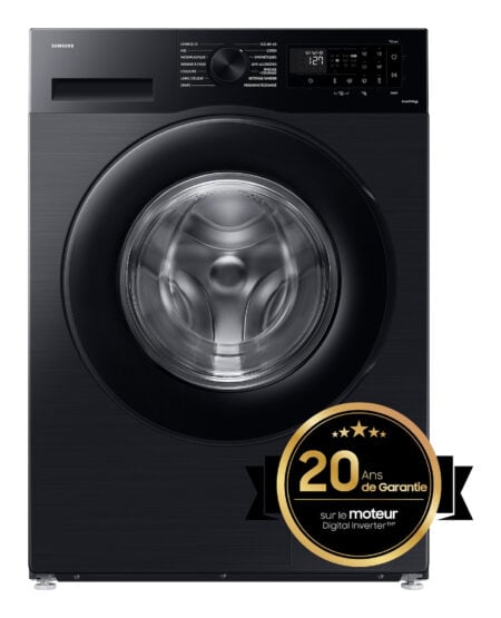 Samsung WW90CGC04DAB wasmachine Voorbelading 9 kg 1400 RPM Zwart DHZ2402