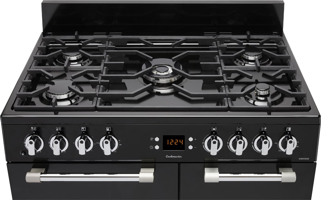 Leisure CK90F232K fornuis Vrijstaand fornuis A Electrisch/Gas Gaskookplaat Zwart DHZ2336 - Afbeelding 4