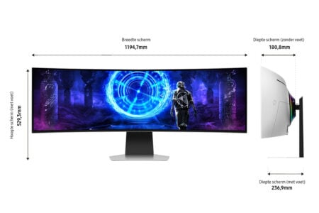 Samsung 49" Odyssey OLED G9 G95SD DQHD 240Hz Smart Gaming Monitor EWO2797 - Afbeelding 6