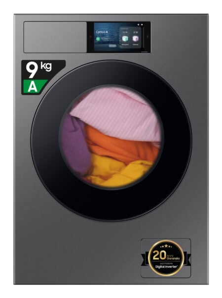 Samsung WF90F09C4SU3 wasmachine Voorbelading 9 kg 1400 RPM Zilver DHZ2270